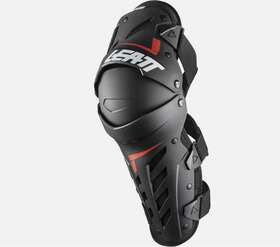 5017010182 Leatt Black/red Dual Axis Knee/shin Guards Xxl Free Ship Excellent Condition