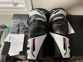 5022121913 Leatt New Z-frame Knee Brace - White Xlarge