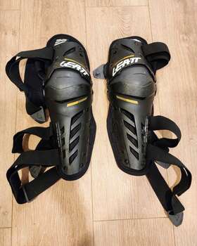 50221412 Leatt Dual Axis Knee And Shin Guards S/m