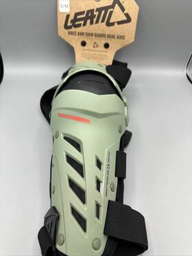 5022141240 Leatt Dual Axis Cactus Knee And Shin Guard Green Size Small Medium 5022141240 Leatt Dual Axis Cactus Knee And Shin Guard Green Size Small Medium