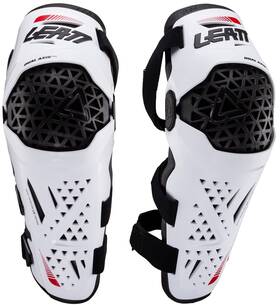 5024060831 Leatt Dual Axis Pro Knee And Shin Guards White Lg/xl