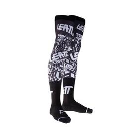 5024500171 Leatt Black White Knee Brace Socks Pair Size Medium