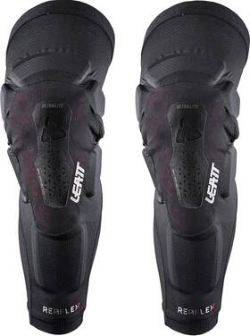 502601151 Leatt Reaflex Ultra-lite Ext Knee Guards - Motocross Dirt Bike Offroad Pair