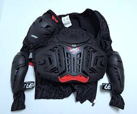 Leatt Protective 009699005376 Body Chest Protector 4.5 Black Junior Size S/m