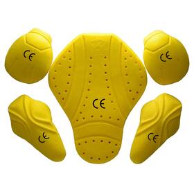 Mp7908 Milwaukee Leather 5-pc Ce-approved Motorcycle Armor For Shoulder Elbow