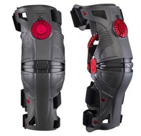 1010302 Mobius X8 Knee Brace Set - Storm Grey/crimson Red Small 1010302 Mobius X8 Knee Brace Set - Storm Grey/crimson Red Small