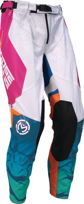2901-12071 Moose Offroad - Sahara Pants Teal/orange/pink Us 30 Slim
