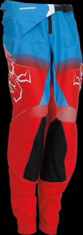 2903-2271 Moose Racing Soft-goods S23 Youth Agroid Pants Red/white/blue 26