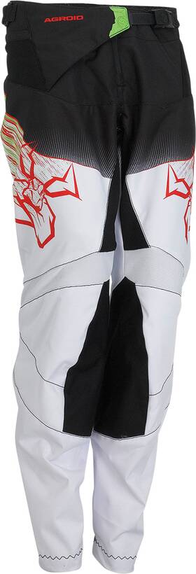 2903-2277 Moose Racing Soft-goods S23 Youth Agroid Pants Green/red/black 26