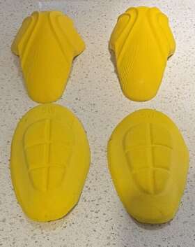 Moto Style Wear 617285519198 Ce-2 Rated Protective Pads Set For Motorcycle Jacket Shoulder And Elbow