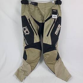211-911-0020 Msr Legend Dirt Bike Atv Adventure Motorcycle Over-the-boot Pants 34 Inch Khaki