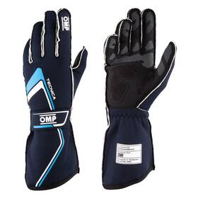Ompib0-0772-a01-244-xs Omp Tecnica Gloves Blue And Cyan X Small