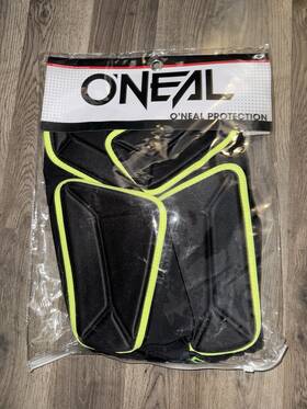 1288-004 Oneal 1288-00 Oftneal Trail Pro Armored Shorts Black/lime Size Large Nip Motocross