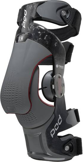 664-0492l Pod K8 3.0 Knee Brace - Left Carbon/graphite Large