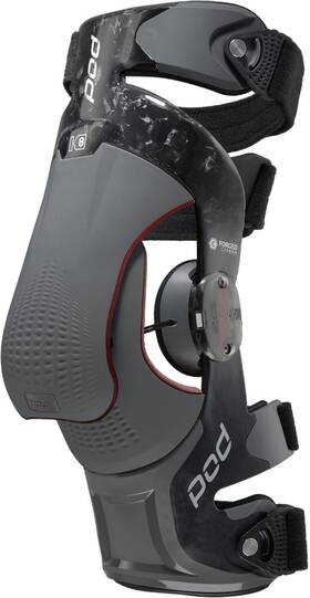 K830-cdk-lt-sm Pod K8 3.0 Knee Brace - Left Small Carbon/graphite