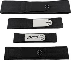 Kx36-blk-bl-md Pod Kx36-blk-bl-md/lg Kx 3.0 Hinge Strap Set Black Medium/large