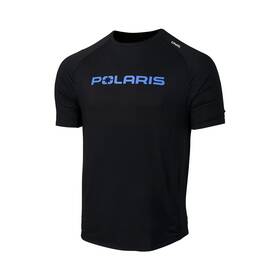 2866331 Polaris Mens Unrl X Stride Short Sleeve Tee Black