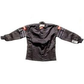 1969991 Racequip Black Racing Jacket Kids Single Layer X Small Trim