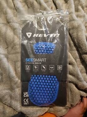 Rv33-l1-b Revit Tpg001 Seesmart Revftit Blue Rv33 Motorcycle Hip Protectors