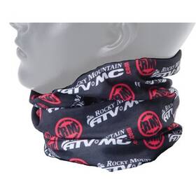 163-731-0001 Rocky Mountain Atv/mc Logo Neck Gaiter Black/red One Size Fits All