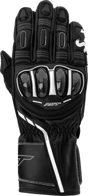 103060whi-07 Rst Womens S1 Ce Motorcycle Glove Black/white Us 07