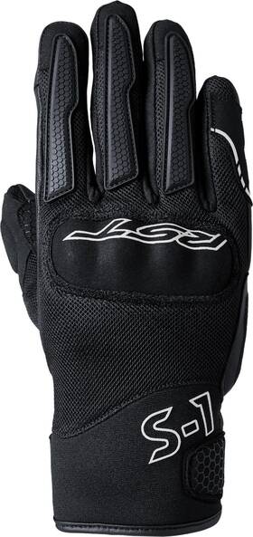 103182whi-09 Rst S1 Mesh Ce Motorcycle Glove Black/black/white Us 09