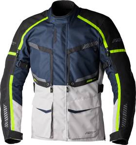 Rst 103198nvy-50 Maverick Evo Ce Jacket - Navy/silver 3xl Xxxl
