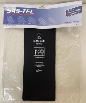 4880980990 Sas-tec Removable Back Protector Insert Unisex Black Pn #4880980990 #m691