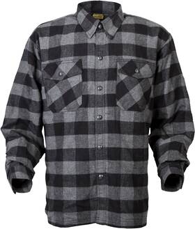 13403-3 Scorpion Sports Inc. Covert Flannel Shirt Sm Black/grey