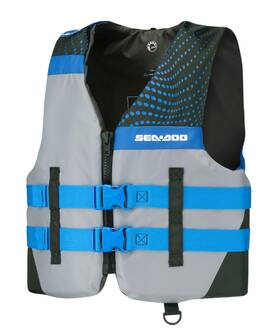 2859761609 Sea-doo Motion Pfd Life Jacket Vest Unisex 3xl Gray Blue Uscg