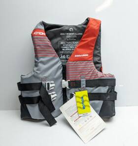 2868031230 Sea-doo Womens Motion Pfd Life Jacket Red Grey Black X-large 2868031230 Sea-doo Womens Motion Pfd Life Jacket Red Grey Black X-large