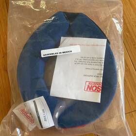 23022 Simpson Racing Blue Neck Brace 360 Degree Style Adult New Old Stock