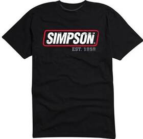 44018s Simpson Safety Racing Usa Flag T-shirt Adult Small Blue Each 44018s Simpson Safety Racing Usa Flag T-shirt Adult Small Blue Each