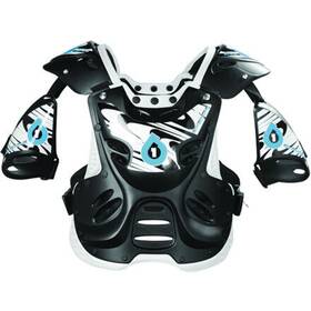 6782-82-06 Sixsixone Six One Chest Protector Black/white Mtb Bmx Atv Mx Off Road Adult Medium