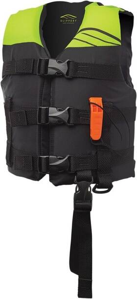 3242-0067 Slippery Hydro Child Nylon Vests Black Yellow