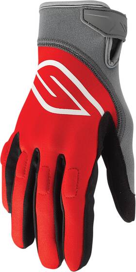3260-0428 Slippery Red/charcoal 21 Circuit Gloves Medium