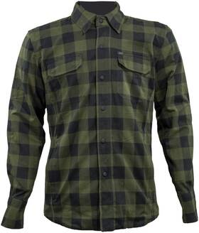 609885 Speed And Strength True Grit Armored Motoshirt Olive/black Xl