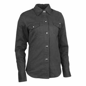 880432 Speed And Strength Society Womens Armored Moto Shirt Black Large