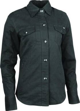Speed And Strength 887337374277 Society Armored Moto Shirt Black Womens - 3xl