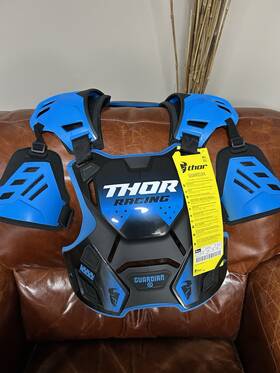 2701-0957-c Thor Dirt Bike Guardian Deflector - Blue/black
