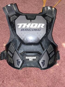 27010854-69 Thor Guardian Mx Adult Chest Protector Roost Guard Motocross Off-road Size M/l
