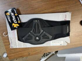 2703-0064 Thor Youth Quadrant Off-road S9y Kidney Belt Black Mx Bmx Atv