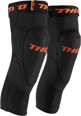2704-0487 Thor Compression Xp Black Knee Guards Armor Size Large-xlarge