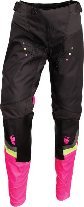 2902-0299 Thor 22 Womens Pulse Rev Pants 11/12 Charcoal/pink 2902-0299 Thor 22 Womens Pulse Rev Pants 11/12 Charcoal/pink