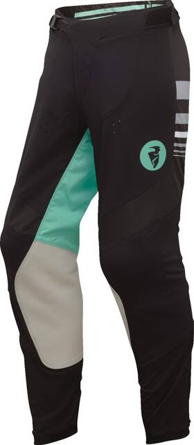2902-0352 Thor 24 Womens Prime Blaze Pants 7/8 Black/mint
