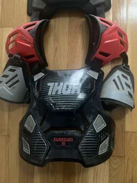 Md007 Thor Guardian Stone Shield Body Armour Adult Chest Spine Protection