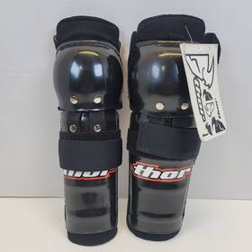 Md010 Thor Mx Motocross Hinged Knee Pads Shin Guards Off Road Racing Protection Youth