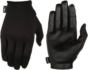 Slg-01-009 Thrashin Supply Co. Black Leather Palm Stealth Gloves Md