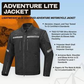 8737-0005-06 Tourmaster Adventure Lite Motorcycle Jacket
