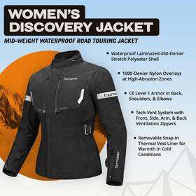 8738-0028-76 Tourmaster Discovery Womens Motorcycle Jacket